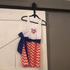 Game Day inspired dress/UF